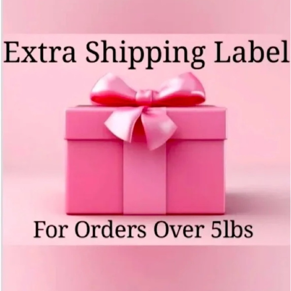 EXTRA SHIPPING LABEL - LIVE SHOWS ONLY!!